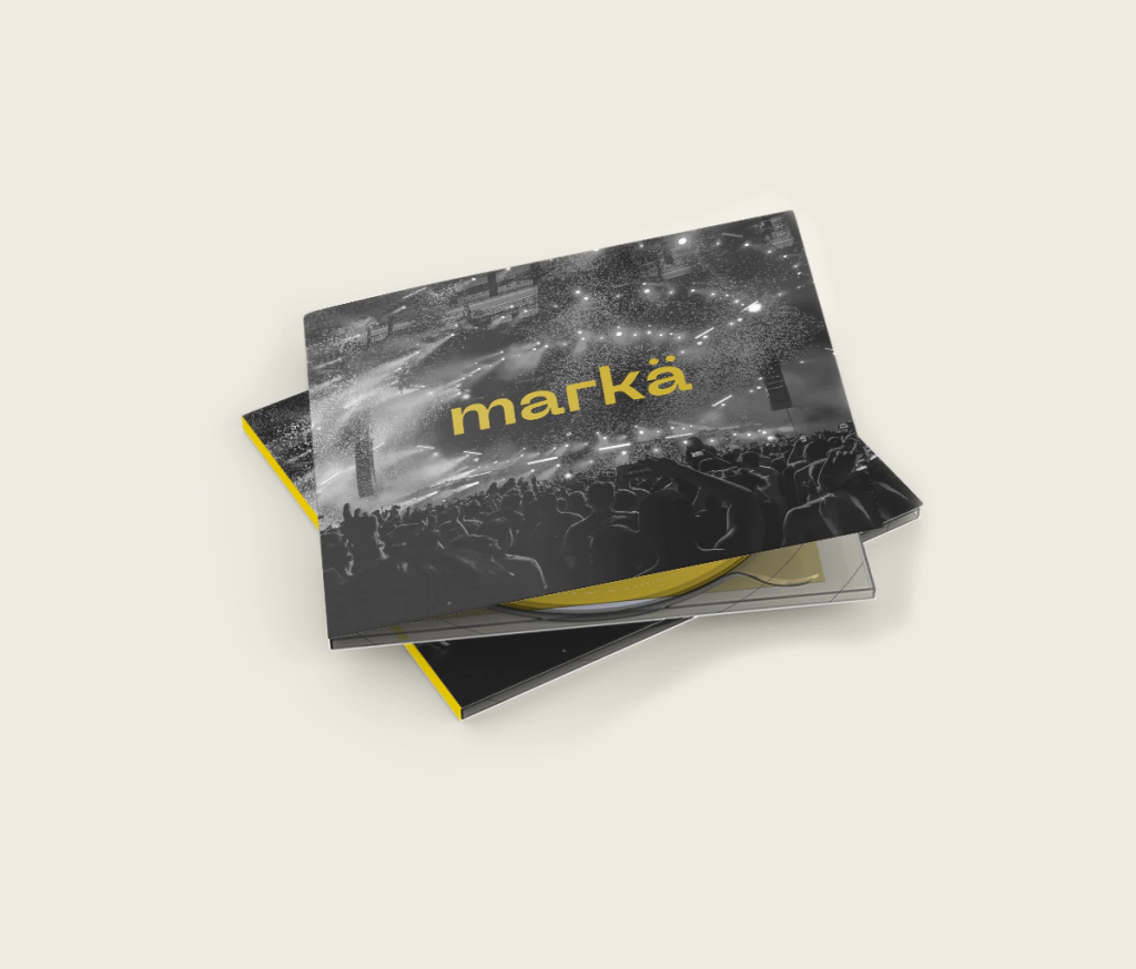Caja Díptica con Botón + CD + Termosellado. Imagen 1 del catálogo Markä.