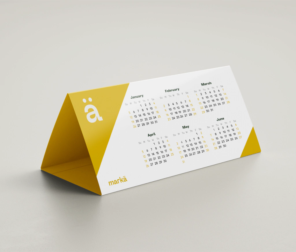 Calendario Carpa. Imagen 1 del catálogo Markä.