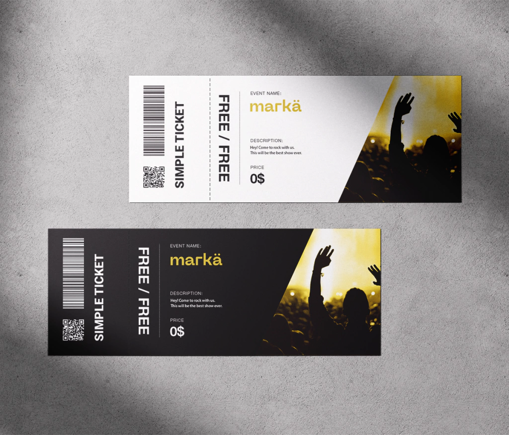 Entradas p/ Eventos + Troquel. Imagen 2 del catálogo Markä.