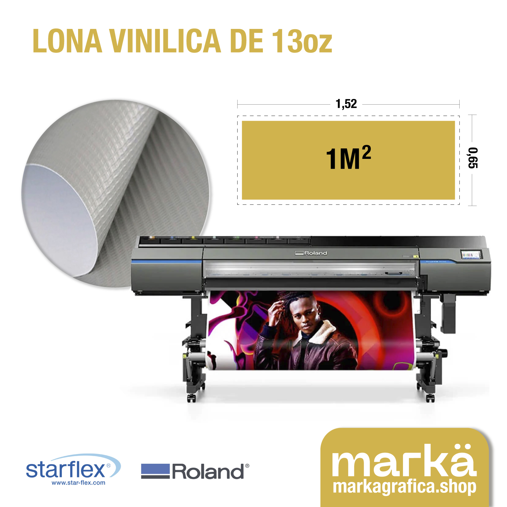 Lona_13_oz Vinilo Base Gris - Imagen 1