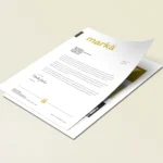 Papel Membrete A4 o Carta - simple faz